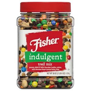 Fisher Indulgent Trail Mix - 38 oz Bulk Snack