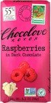 Chocolove Raspberry Dark Chocolate Snack Bar 3.1 Oz