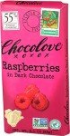 Chocolove Raspberry Dark Chocolate Snack Bar 3.1 Oz