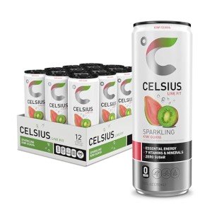 Celsius Kiwi Guava Energy Drink Pack (12 cans)