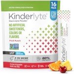 Kinderlyte Fruit Punch Electrolyte Drink Mix Packets