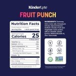 Kinderlyte Fruit Punch Electrolyte Drink Mix Packets