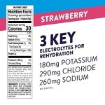 Strawberry Electrolyte Powder Packets for Gamers