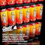 GHOST Energy Drink - 12-Pack Strawbango, 16oz