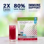 Kinderlyte Fruit Punch Electrolyte Drink Mix Packets
