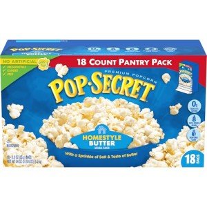 Homestyle Butter Microwave Popcorn - 18 Pack