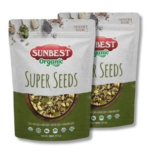 Sunbest Organic Super Seeds - Vegan Snack Boost