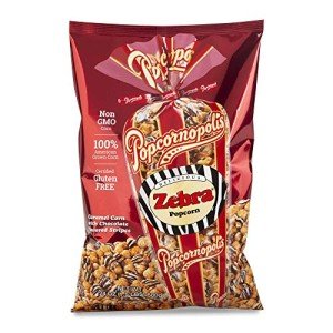 Zebra Popcorn by Popcornopolis - 24 Ounce