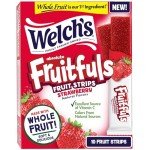 Welch’s Fruit Strips - Strawberry Dried Snacks (10-Pack)