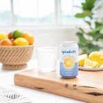 Lemon Sparkling Water, 12 Fl Oz, Pack of 24