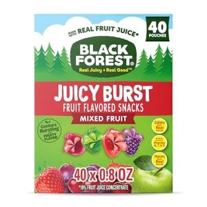 Black Forest Fruit Burst Gamer Snacks, 40 ct