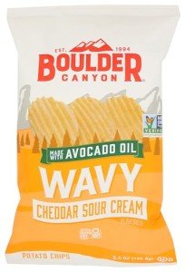 Boulder Canyon Cheddar Sour Cream Chips, 5.5 OZ