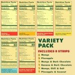SOLELY Organic Fruit Jerky Variety Pack - 8 Strips