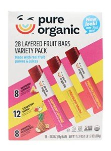 Variety Pack of Organic Fruit Bars - 28 Count