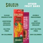 SOLELY Organic Fruit Jerky Variety Pack - 8 Strips