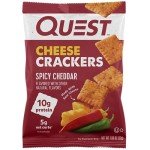 Spicy Cheddar Quest Cheese Crackers - Protein Packed!