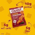 Spicy Cheddar Quest Cheese Crackers - Protein Packed!