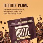 Chocolate Chip Brownie Brittle – Crispy Snack Pack