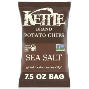Kettle Sea Salt Potato Chips, 7.5 Oz