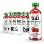 Bai Cherry Antioxidant Water, 12-Pack, 18 Oz