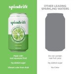 Spindrift Lime Sparkling Water - 24 Pack