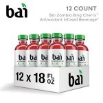 Bai Cherry Antioxidant Water, 12-Pack, 18 Oz