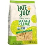 Late July Crispy Organic Tortilla Chips with Lime