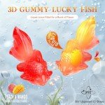 Amos 4D Gummy Lucky Fish Snacks, 65g