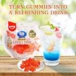 Amos 4D Gummy Lucky Fish Snacks, 65g
