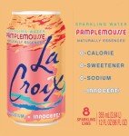 Pamplemousse LaCroix Sparkling Water, 8-Pack