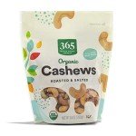 Organic Roasted & Salted Cashews, 10 oz