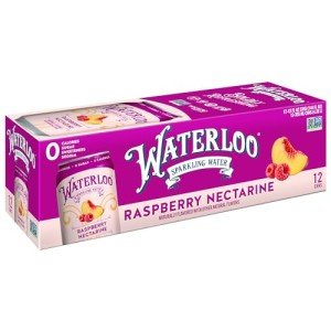 Waterloo Raspberry Nectarine Sparkling Water - 12 Pack