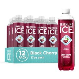 Black Cherry Sparkling Water – Zero Sugar (12 Pack)