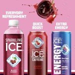 Black Cherry Sparkling Water – Zero Sugar (12 Pack)