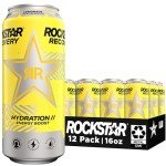 Rockstar Recovery Lemonade Energy Drink - 12 Pack