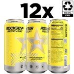 Rockstar Recovery Lemonade Energy Drink - 12 Pack