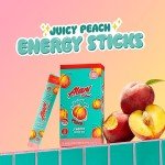 Alani Nu Juicy Peach Energy Sticks - 10 Pack