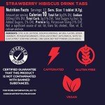 Hydration Electrolyte Tablets for Gamers, Strawberry Hibiscus