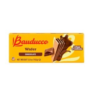 Bauducco Chocolate Wafers - Crispy Layered Snack