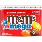 M&M'S Mega Peanut Butter Chocolate Snacks - 8.6 Oz