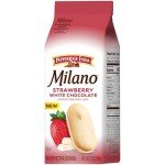 Milano White Chocolate Strawberry Cookies, 7 Oz