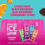 Sparkling Ice Caffeine Variety Pack, 12 Count