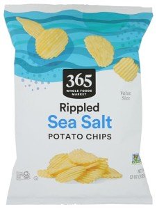 Rippled Sea Salt Potato Chips - Party Size