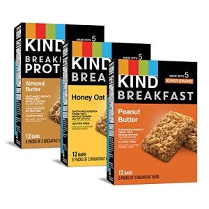 KIND Breakfast Bars Variety Pack - Healthy Gamer Snacks