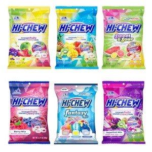 HI-CHEW Snack Pack: 6 Bags, 17 Flavors