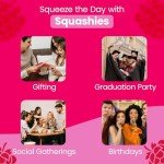 Raspberry & Cream Squashies Foam Marshmallows - 2 Pack