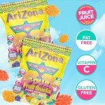 Sour Lemonade Fruit Snacks by AriZona - 10 Count