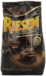 RIESEN Dark Chocolate Caramel Candy - 30 Ounce Pack
