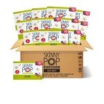 SkinnyPop Sea Salt Microwave Popcorn Snacks - 12 Boxes
