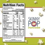 SkinnyPop Sea Salt Microwave Popcorn Snacks - 12 Boxes
